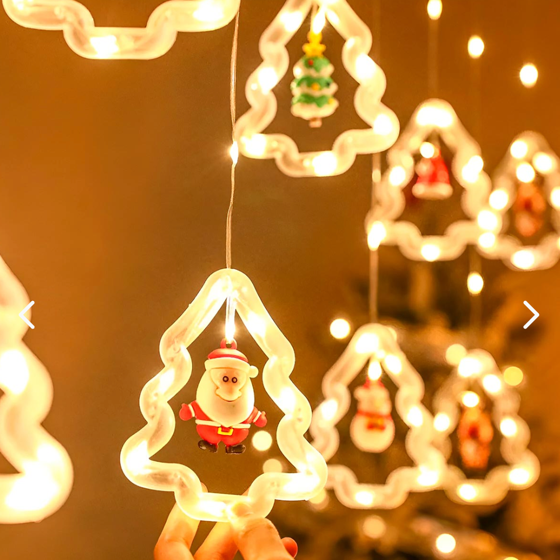 💡CORTINA DE LUCES LED NAVIDEÑAS INTERCALADAS🎄