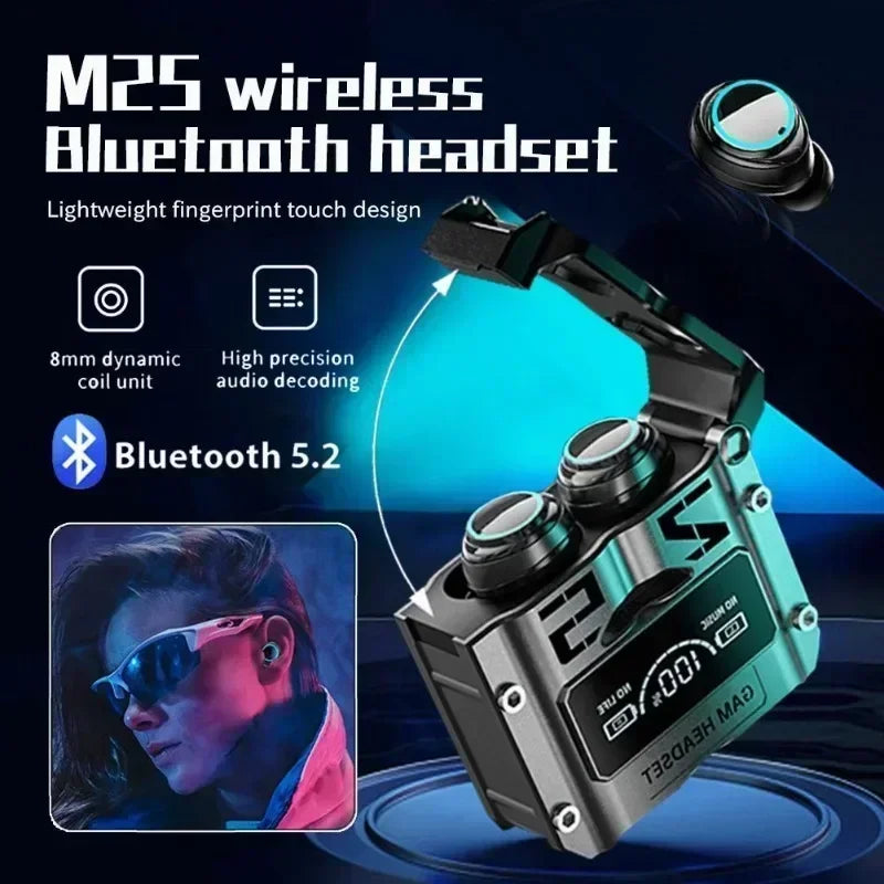 🎧AURICULARES BLUETOOTH CON PANTALLA LED✨